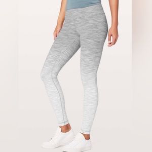 Lululemon Wonder Under Ombré Leggings Sz 6